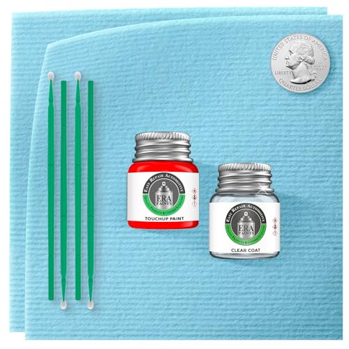 ERA Paints - PMM/RMM - Claret Red Metallic for DODGE Exact OEM Color Match Automotive Touch Up Paint for Cars - Scratch & Chip Repair for Metal & Plastic - Essential Kit - Made in USA - style: Jar - Essential Kit