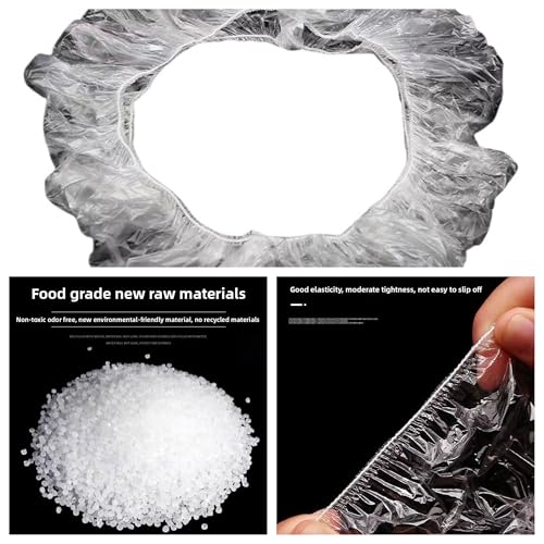 Universal Clear Plastic Steering Wheel Covers, 100 PCS, Disposable