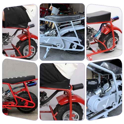 Central Long Mini Bike Exhaust Header Pipe Muffler Kit for GMB100 - color: Colorful