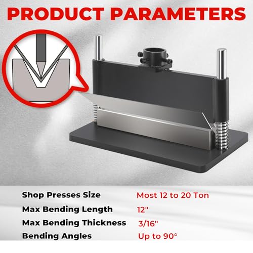 12 Inch Press Brake Attachment for 12–20 Ton Hydraulic Press