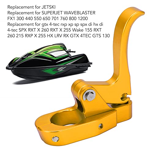 Finger Throttle Aluminum Alloy Thumb Lever for Jet Ski - color: Gold