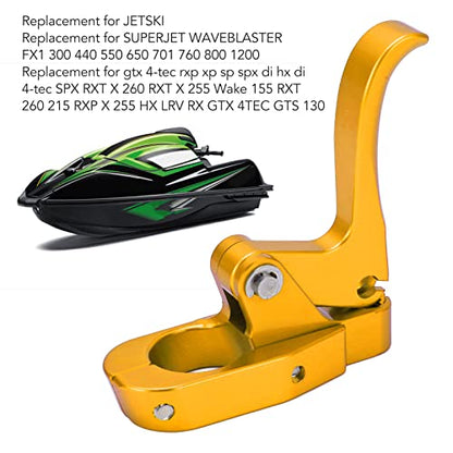 Finger Throttle Aluminum Alloy Thumb Lever for Jet Ski - color: Gold