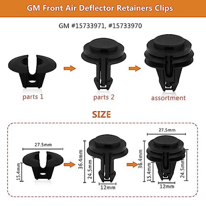 Car Clips Bumper Clips Plastic Rivets Automotive Push Pins Kit 800PCS - size: 800PCS
