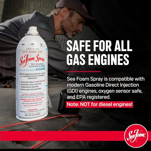 Sea Foam Spray Upper Engine Cleaner and Lube, SS14, 14 oz, Pack of 6 - size: Pack of 6
