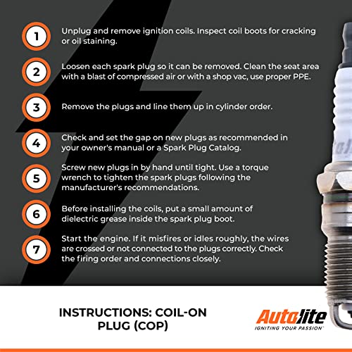 Autolite Iridium Spark Plug, 4 Pack | XP5224 | Automotive Replacement - size: 1 Count (Pack of 4)