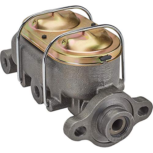 Cast Iron Master Cylinder, 1 Inch Bore, For GM/Corvette, Dual Outlet Design