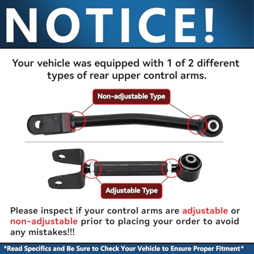 Detroit Axle - Rear 4pc Control Arm Kit for 2011-2014 Chrysler 200 - size: 4C48158/4PC