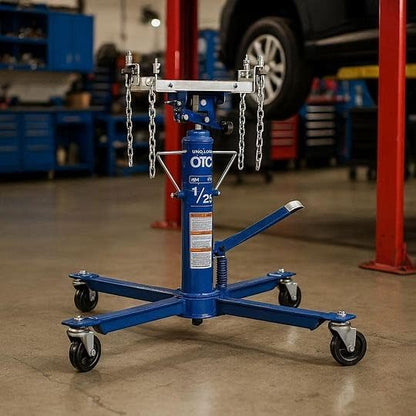 OTC TJH10 1,000 lb. High-Lift Transmission Jack - 71-5/8" Maximum Height