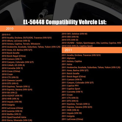 TPMS Relearn Tool for GM Tire Sensor, EL-50448 Auto Tire Pressure Monitor Sensor Activation Reset Tool, OEC T5 System Programming Training for Most GM Series Vehicles, Car Accessories