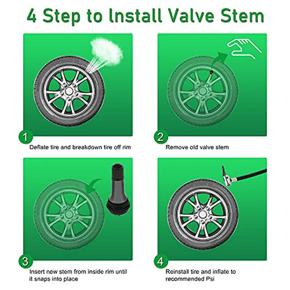 CDWTPS TR414 Tire Valve Stem - size: TR414-100PCS