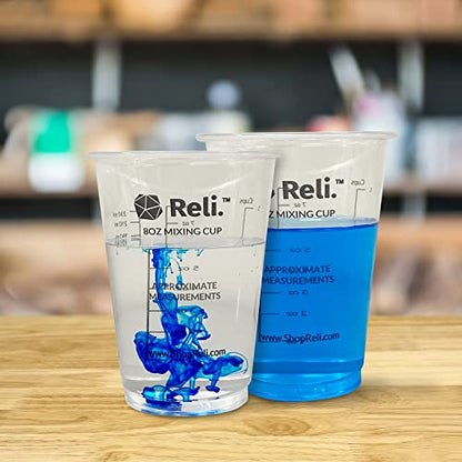 Reli. 8 oz Paint Mixing Cup (20 Pcs) | Resin Mixing Cups