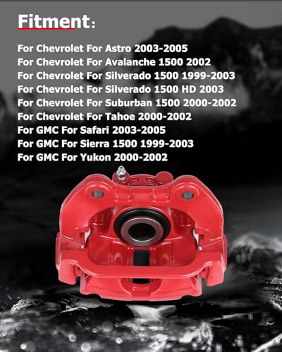 cciyu Front & Rear Brake Calipers W/Bracket 18B4729 18B4728 18B4726 18B4727 - size: Front & Rear[18-B4729+18-B4728+18-B4726+18-B4727]