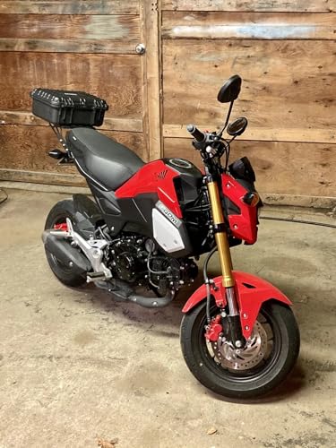 Mokuo Motorcycle Fairing Kits Compatible with Honda Grom MSX 125 2017-2020,Red Color - style: Red