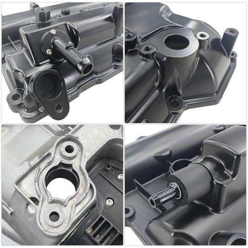 224203C150 Aluminum Engine Valve Cover Fits for 2006-2014 Kia Sedona, 2009-2012 Sorento, 2009-2010 Hyundai Azera, 2009-2011 Santa Fe 3.5L Left & Right Side with Gasket - color: 2006-2014 Kia Sedona