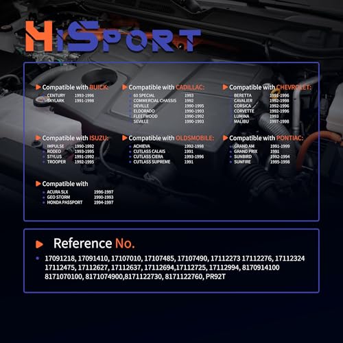 HiSport PR4087 Fuel Pressure Regulator 3.0 Bar Chevy Cavalier - size: HSFPRR4087