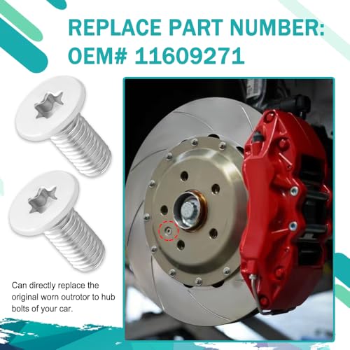 8PCS Brake Rotor Screw, Rotor Screws for Brake Discs - color: 8PCS