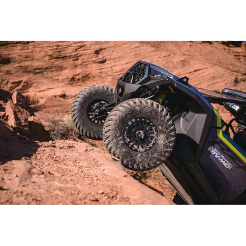 Tusk 4/156 Fremont Beadlock Wheel 15x7 4.0 + 3.0 Matte Black Compatible with POLARIS RZR Trail/XP/ProXP/General/Ranger KAWASAKI KRX/Ridge/Mule Pro YAMAHA RMAX/YXZ - color: Matte Black, size: Offset 4.0 + 3.0