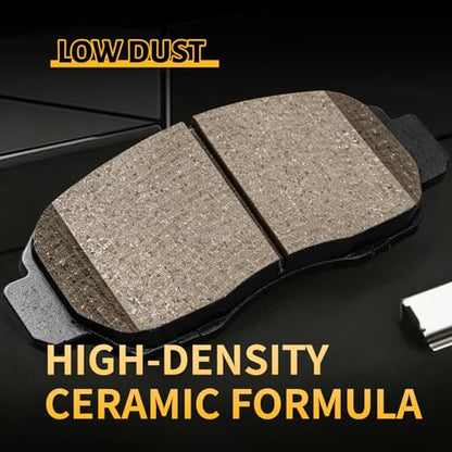 Ceramic Front Brake Pad Set Compatibe with Select Acura:2001-2003 CL;1999-2004 RL;1999-2008 TL;2004-2010 TSX,Compatibe with Select 2003-2009 Acura Accord(D787) - style: HZ787