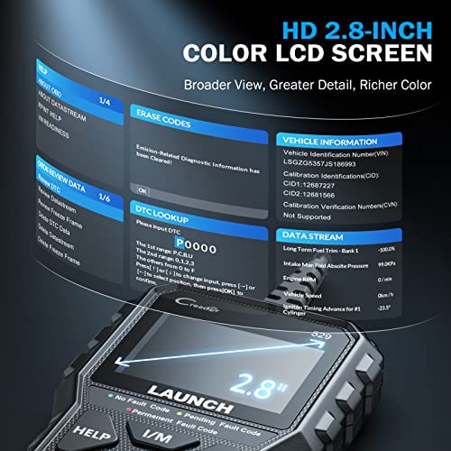 Launch CR529 OBD2 Diagnostic Scan Tool Code Reader for Car After 1996