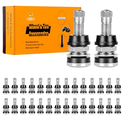 20Pcs TR416 Clamp-in Valve Stems, Fits 0.453" & 0.625" Rim Holes - size: TR416