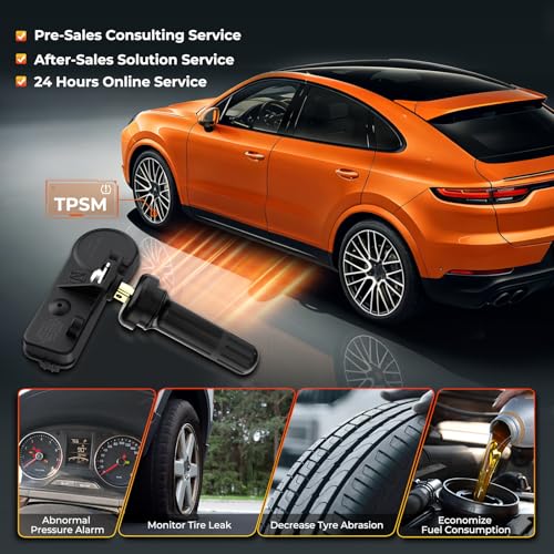 Jsueng TPMS Sensors, 315Mhz GM Tire Pressure Monitoring System Sensor - size: 13598772-4pcs