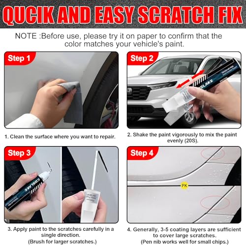 Car Touch Up Paint(Rallye Red(R-513)) for Honda - color: Rallye Red(R-513) for 2025 CIVIC