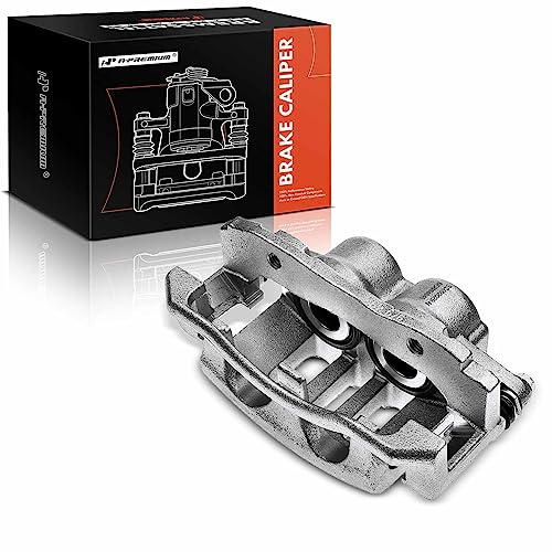 A-Premium Front Right Passenger Disc Brake Caliper with Bracket - style: Front Passenger Side