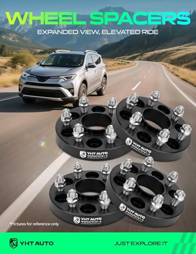YHTAUTO 6x120 Hub Centric Wheel Spacers 1 Inch for Buick, Chevy, GMC - size: 1 Inch Thickness, style: 4 PCS