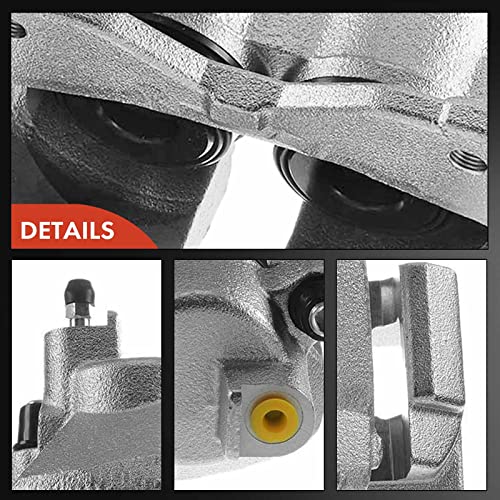 A-Premium Front Left Driver Disc Brake Caliper with Bracket - style: ATE Brake System Front Driver