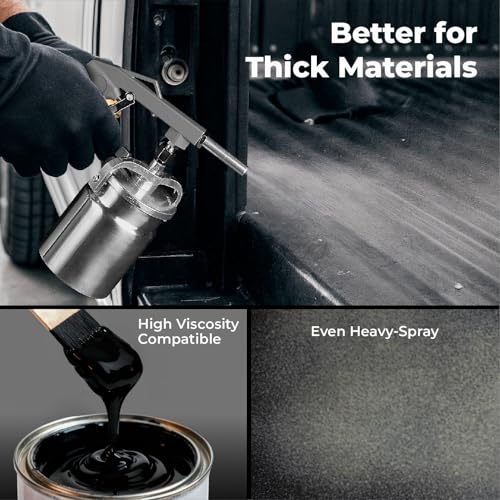 InoKraft Undercoating Spray Gun, for Truck Bed Liner Coating, Rubberized Undercoat, Rust Proofing (Basic Model) - size: Basic Model