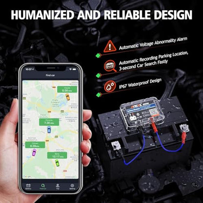 ANCEL BM200 Blue-US Battery Monitor 12V Automotive Bluetooth - color: Blue