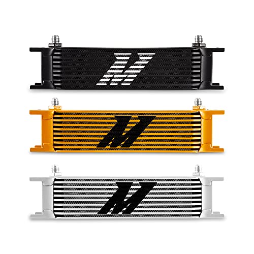 Mishimoto MMOC-10-6BK Universal 10-Row Oil Cooler, 6AN, Black