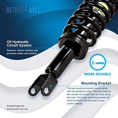 Detroit Axle - 4WD Front Struts for 2006 2007 2008 Dodge Ram 1500 - size: 171111 x2/PAIR