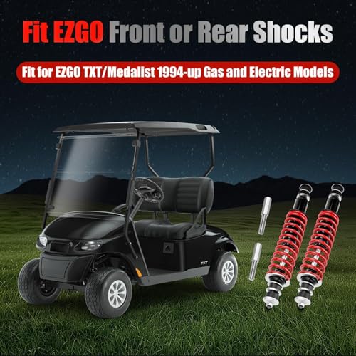 Golf Cart Shocks HD Coil Spring for EZGO TXT Medalist 1994-Up Front or Rear