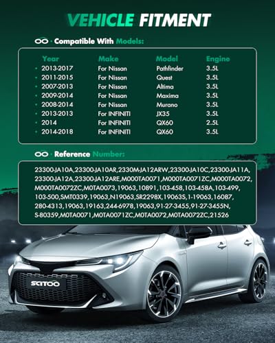 SCITOO Starter Fit For Nissan Pathfinder 2013-2017 3.5L SR2298X - size: SR2298X