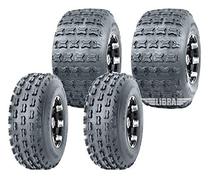 WANDA 19x7-8 & 18x9.5-8 ATV Tires Set Fit for 01-14 Polaris Sportsman 90