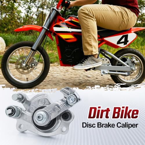 Front Rear Disc Brake Caliper Pads Assembly for Razor MX650 MX500 - color: Silver