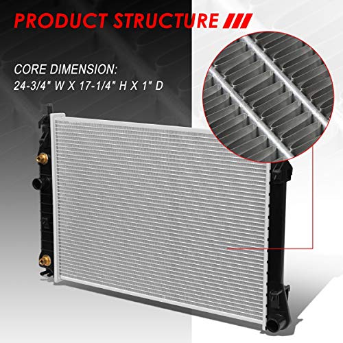 Auto Dynasty 1885 Radiator for 1997-2004 Chevrolet Corvette 5.7L AT - color: 97-04 Corvette 5.7L AT