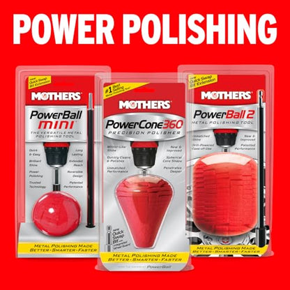 Mothers PowerCone 360, Polishing Tool with Quick Swap Bit (05146)