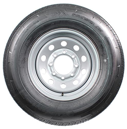 eCustomrim Radial Trailer Tire Rim Assembly ST235/80R16 Heavy Duty 8 Lug