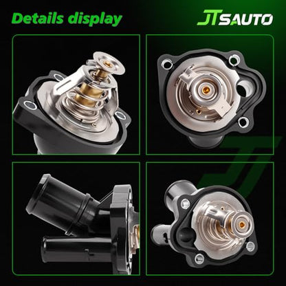 Engine Coolant Thermostat Housing Assembly for Focus Fusion Mazda 3 6 - size: 34044