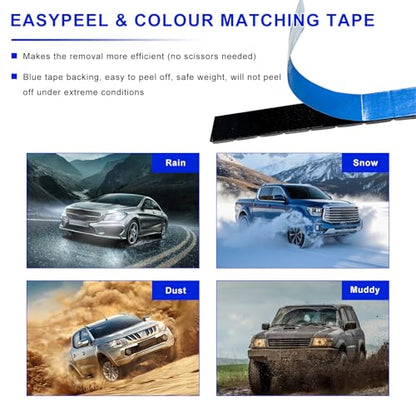 96 PCS 1/4 Oz Adhesive Backed Wheel Weights, 0.25 Oz Low Profile Tire Balancing Weights with Strong Adhesive, Easy to Peel Wheel Weight for Cars Trucks SUVs Motorcycles - color: 96 PCS