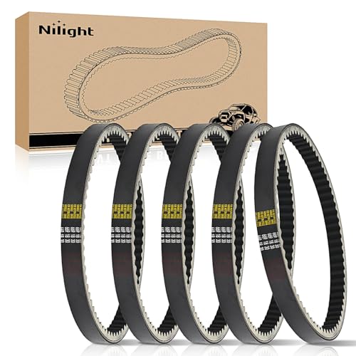 Nilight Drive Belt 669-18-30 Replacement for 4 Stroke GY6 49cc 50cc 139QMB - size: For GY6 49cc 50cc 139QMB, 5PCS