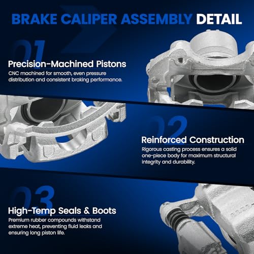 Front Brake Caliper Assembly for INFINITI I30 1996-1997 3.0L V6 - size: Front [19-B1218 & 19-B1219]