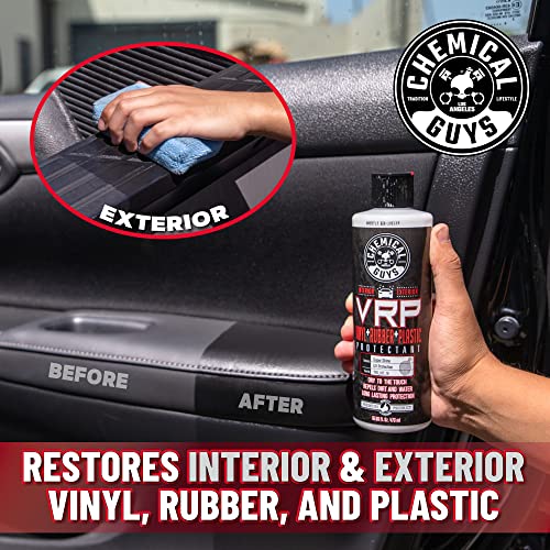 Chemical Guys TVD_107_16 VRP Vinyl, Rubber and Plastic Non-Greasy Dry-to-the-Touch Long Lasting Super Shine Dressing for Tires, Trim and More, Safe for Cars, Trucks, SUVs, RVs & More, 16 fl oz - size: 16 Fl Oz (2-Pack)