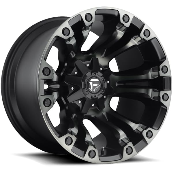 Fuel D851 Vapor 17x9 6x135/6x5.5" -12mm Black/Gray Wheel Rim 17" Inch D85117909845A - color: MATTE BLACK GRAY TINT, size: 17X9, 6X135/5.5, 4.53, -12mm