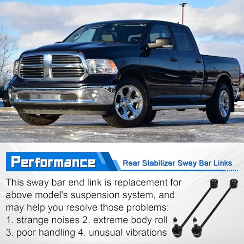 2 Pcs Rear Stabilizer Sway Bar Links, Compatible with 2009-2010 Dodge Ram 1500, 2011-2018 Ram 1500, 2019-2023 Ram 1500 Classic, Replace# K750396