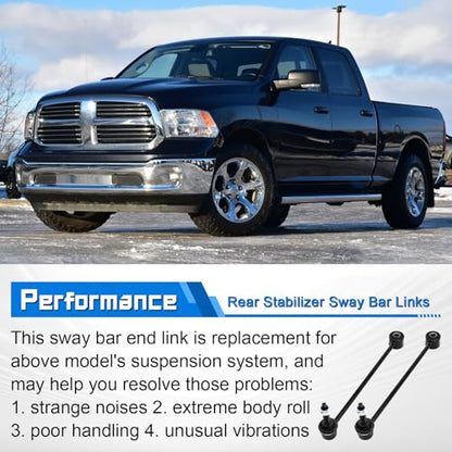 2 Pcs Rear Stabilizer Sway Bar Links, Compatible with 2009-2010 Dodge Ram 1500, 2011-2018 Ram 1500, 2019-2023 Ram 1500 Classic, Replace# K750396