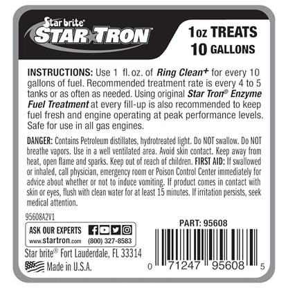 Star Brite Star TRON Ring Clean Plus Deposit Control Engine Treatment - style: 8 Ounce