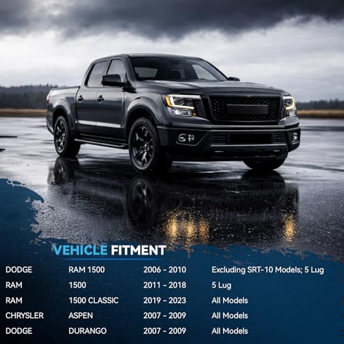 Detroit Axle - Brake Kit for 2006-2018 Dodge Ram 1500 2007-2009 Durango - size: 8PR3200005/kit